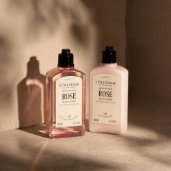 L'Occitane Rose Shower Gel 250ml Floral Body Wash with Romantic Rose Scent