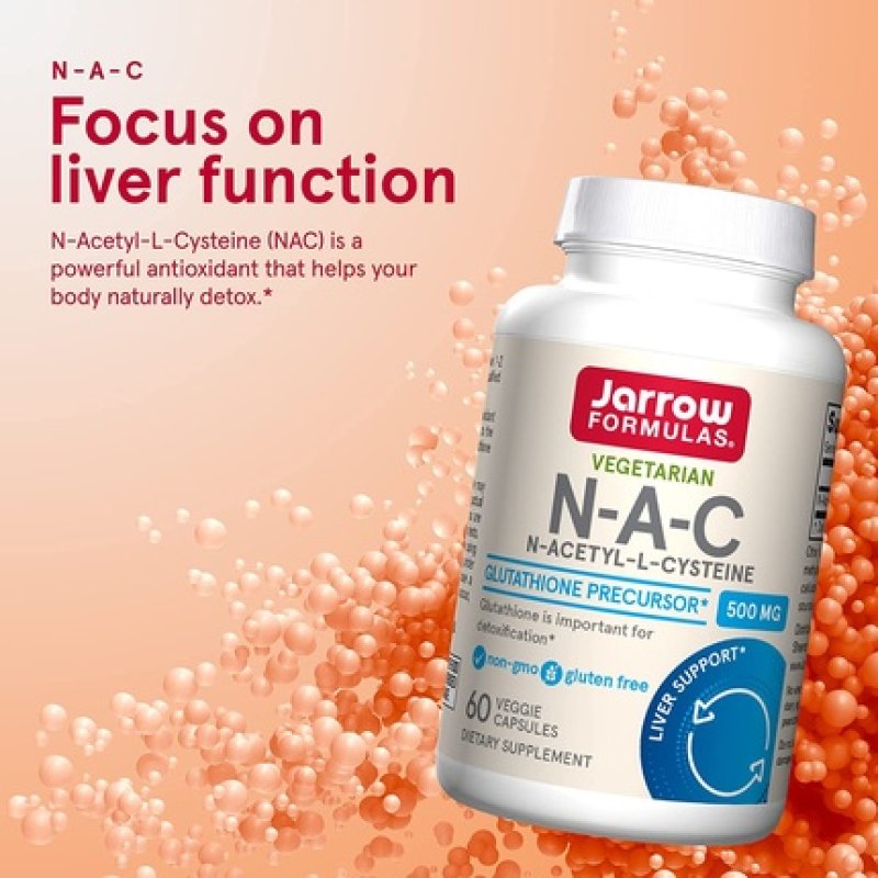Jarrow Formulas Jarrow N-A-C 500mg 100 Capsules