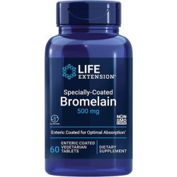 Specially Coated Bromelain 500mg Enteric Coated Tablets 60 Count