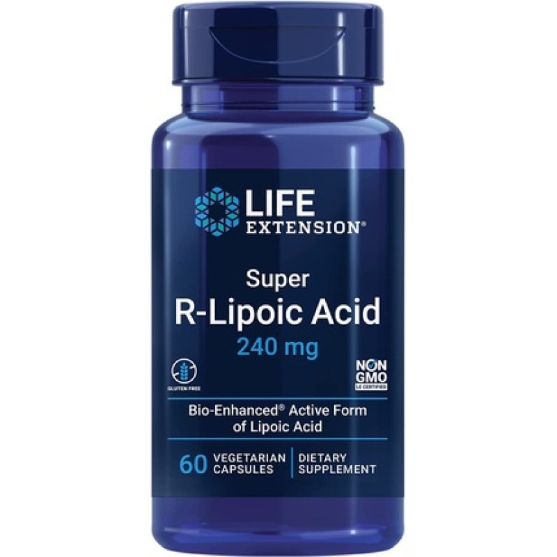 Life Extension Super R-Lipoic Acid 240mg 60 Vegan Capsules