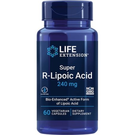Life Extension Super R-Lipoic Acid 240mg 60 Vegan Capsules