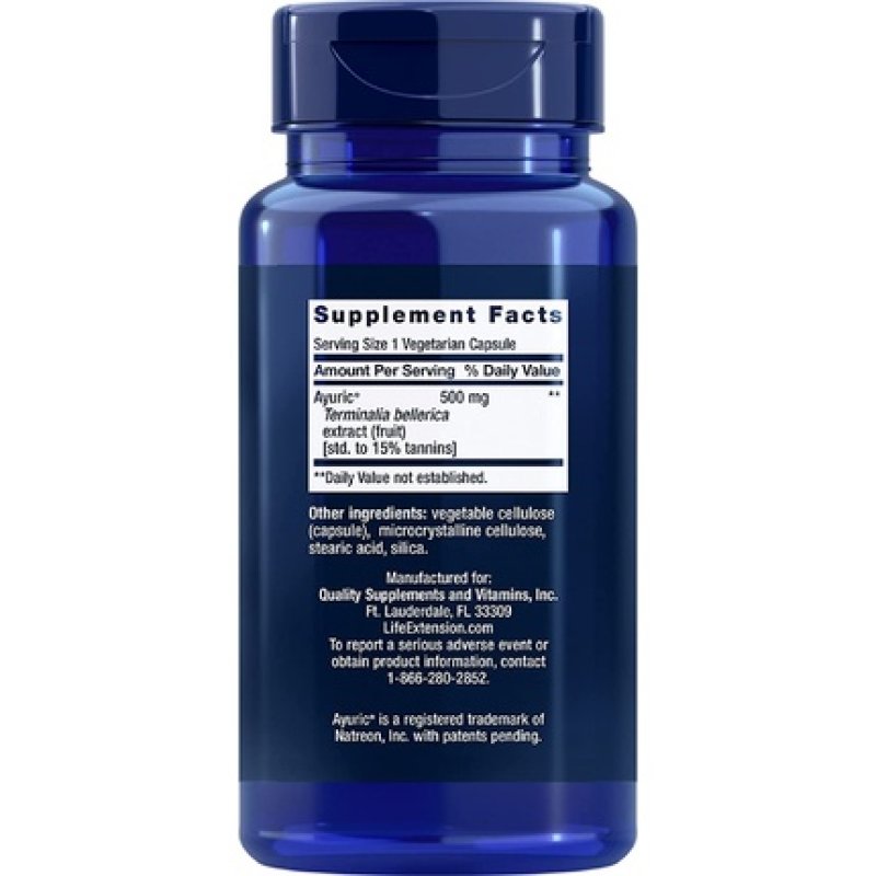 Life Extension Uric Acid Control 60 Veggie Caps