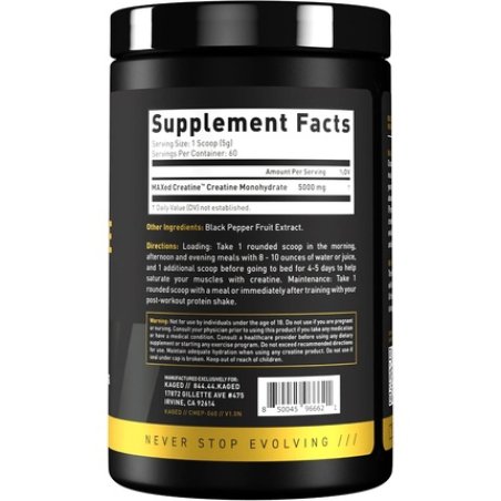 Kaged Creatine Monohydrate Elite Powder Unflavored Muscle Building