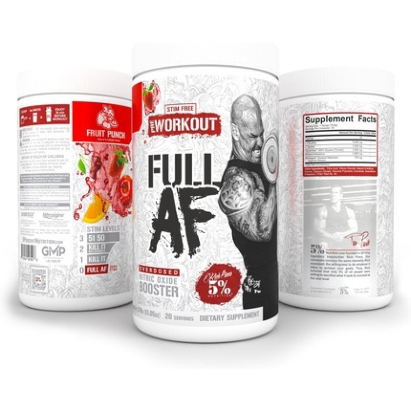 5 Nutrition Fullaf Preworkout Stim-Free with L-Citrulline for Massive Pumps