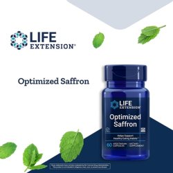 Life Extension Optimized Saffron with Satiereal 60 Vcaps