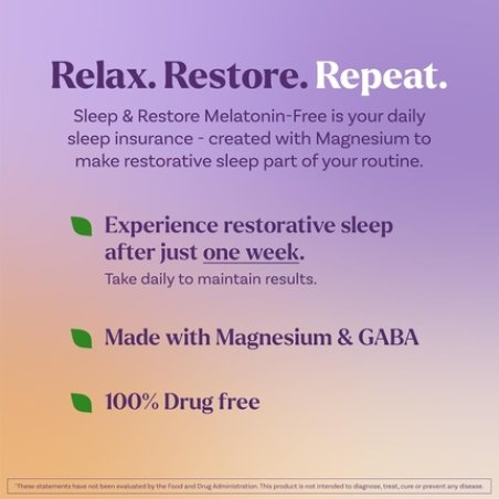 Natrol Sleep & Restore Magnesium Glycinate Blend Gummies for Sleep