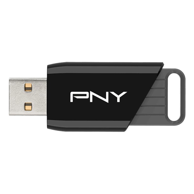 PNY Attaché X lecteur USB flash 64 Go USB Type-A 3.2 Gen 1 (3.1 Gen 1) Noir