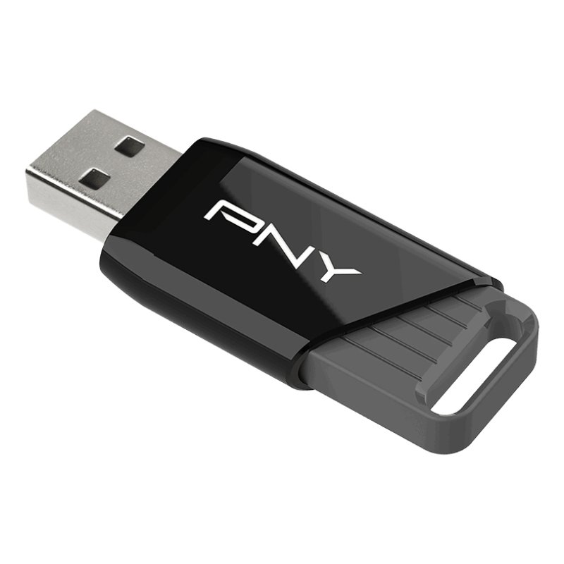 PNY Attaché X lecteur USB flash 64 Go USB Type-A 3.2 Gen 1 (3.1 Gen 1) Noir