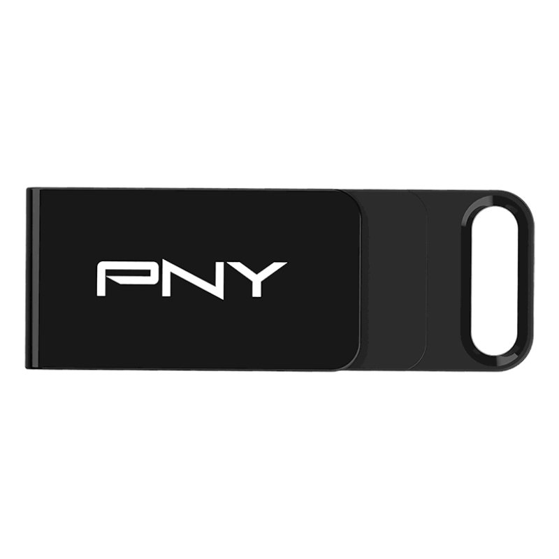 PNY Elite USB flash drive 64 GB USB Type-C 3.2 Gen 1 (3.1 Gen 1) Black