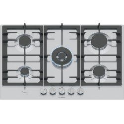 Bosch Serie 6 PCQ7A5I90 hob Stainless steel Built-in 75 cm Gas 5 zone(s)