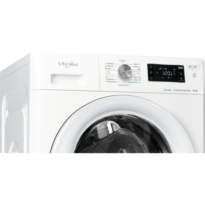 Whirlpool FFB 8258 WV EE washing machine Front-load 8 kg 1200 RPM White