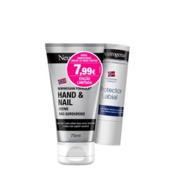 Neutrogena Hand And Nail Cream 75ml Free Lip Balm