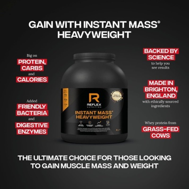 Reflex Nutrition Instant Mass Heavyweight Protein Shake Mix
