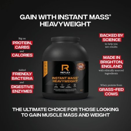 Reflex Nutrition Instant Mass Heavyweight Protein Shake Mix