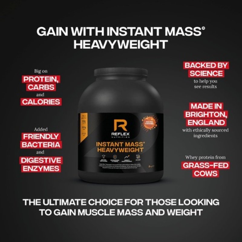 Reflex Nutrition Instant Mass Heavyweight Protein Shake Mix