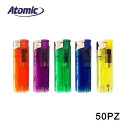 Atomic Lighter F11 Transparent Assorted Pack Of 50