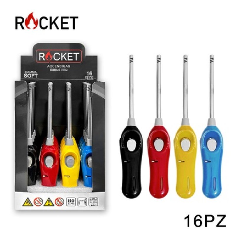 Rocket Sirius Bbq Lighter - Pack Of 16