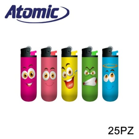 Atomic Fls Lighter Emoji Design Pack Of 25