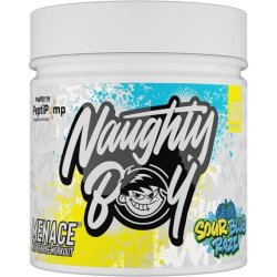 Naughty Boy Menace V2 Preworkout Powder Sour Blue Razz