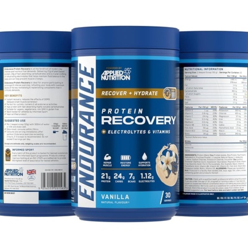Applied Nutrition Endurance Post Exercise Recovery Drink Protein Powder