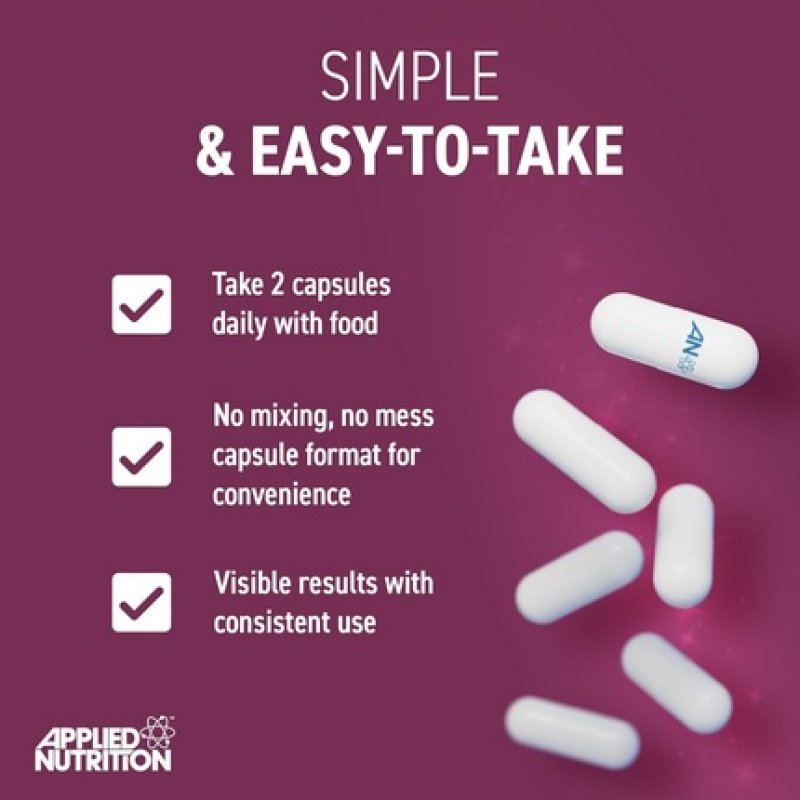 Applied Nutrition Collagen Coconut Capsules with Marine Collagen and Vitamin C