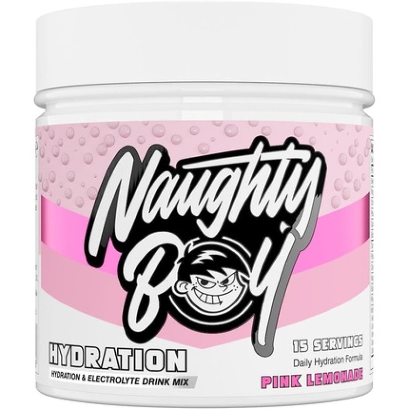 Naughtyboy Hydration Electrolyte Powder Pink Lemonade 1275g Sugarfree