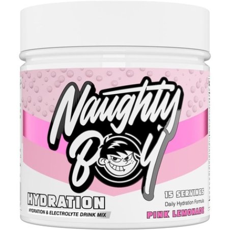 Naughtyboy Hydration Electrolyte Powder Pink Lemonade 1275g Sugarfree