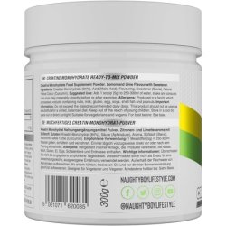 Naughty Boy Micronised Creatine Powder Creatine Monohydrate for Men
