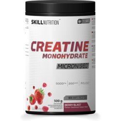 Skill Nutrition Creatine 500g Berry Blast Micronized Creatine Monohydrate