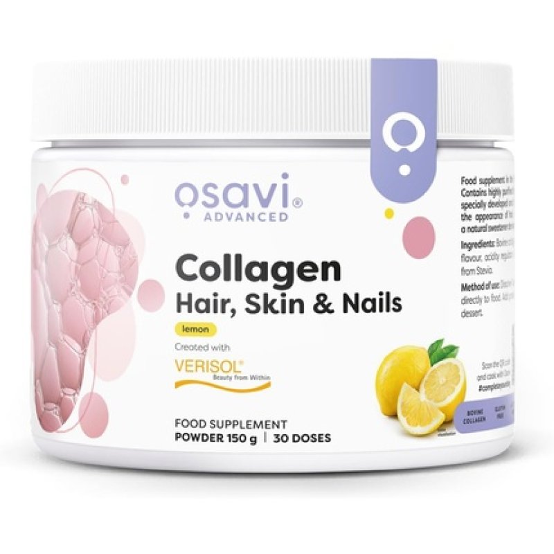Osavi Collagen Hair Skin & Nails Powder 150g Lemon Flavor