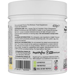 Naughty Boy Menace V2 Preworkout Powder Pink Lemonade