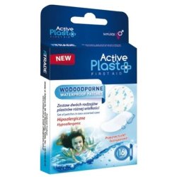 Active Plast Waterproof Plasters 16 Pieces