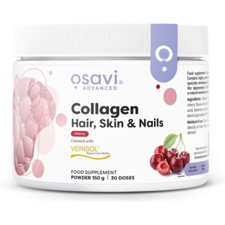 Osavi Collagen Hair Skin & Nails Powder 150g Cherry Flavor