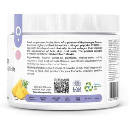 Osavi Collagen Hair Skin & Nails Powder 150g Pineapple Flavor