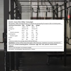 Ostrovit Cream of Rice Flavoured 1000g Creamy Apple Functional Food