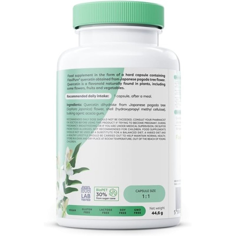 Osavi Natural Quercetin 500mg 60 Vegan Capsules