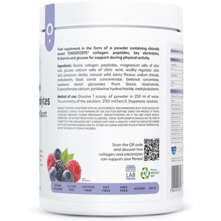 Osavi Collagen Electrolytes Vitality and Sport Wild Berry 390g