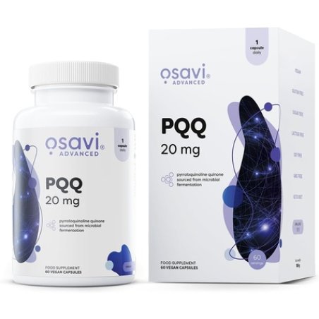 Osavi PQQ 20mg 60 Vegan Capsules Microbially Fermented Pyrroloquinoline