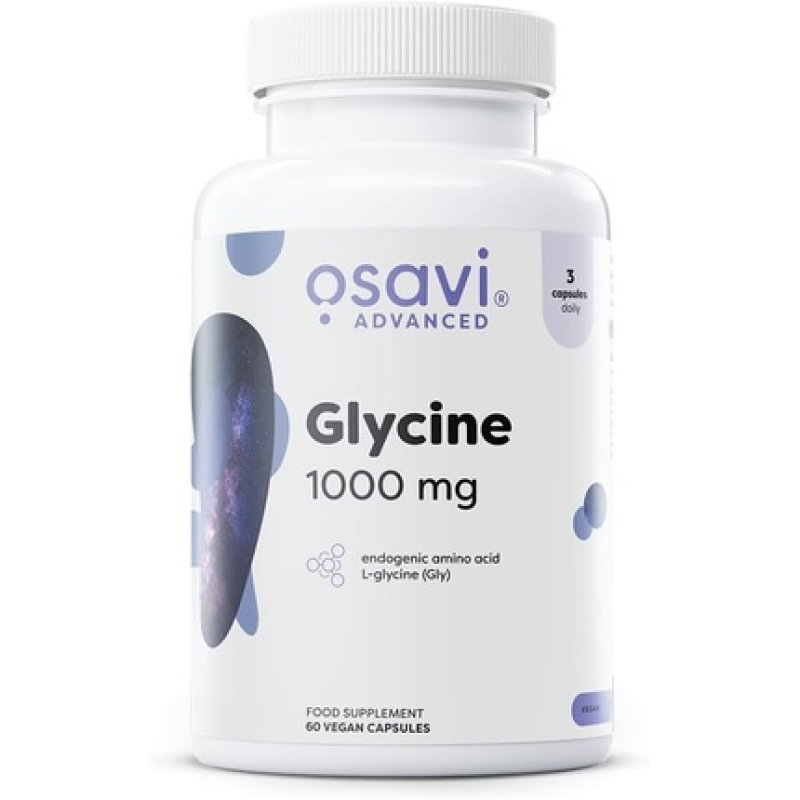 Osavi Glycine 1000mg High Potency Vegan Capsules 60 Count for Cognitive Health