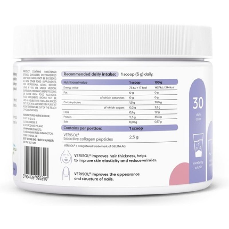 Osavi Collagen Hair Skin & Nails Powder 150g 60 Doses Rhubarb