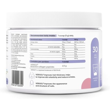 Osavi Collagen Hair Skin & Nails Powder 150g 60 Doses Rhubarb