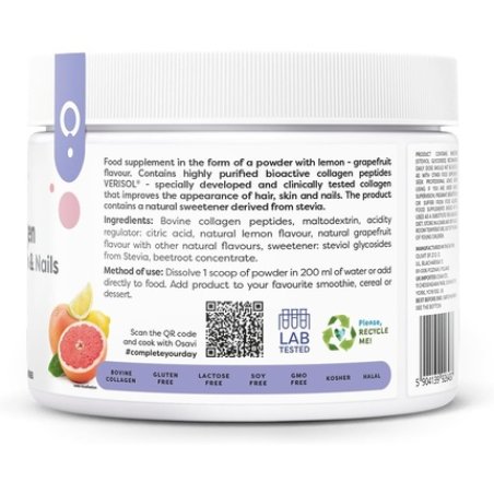 Osavi Collagen Peptides Hair Skin & Nails Lemon & Grapefruit 150g