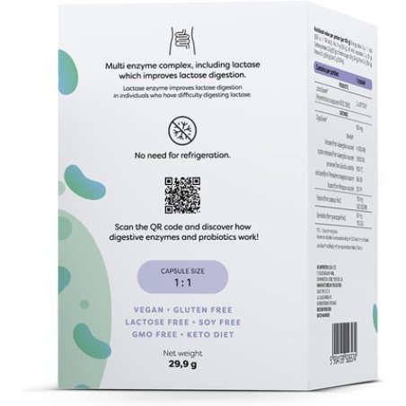 Osavi Digestive Enzymes Probiotic 60 Vegan Capsules Digezyme