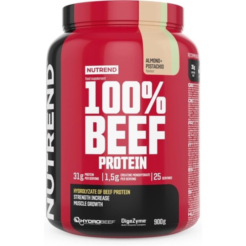 Nutrend 100% Beef Protein Almond Pistachio 900g