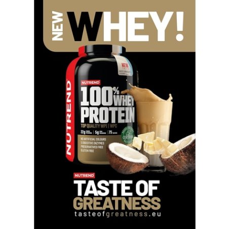 Nutrend 100 Whey Protein 1000g Cookies & Cream
