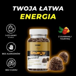 Weider Energy Caffeine Gummies Cola Flavor 80 Gums