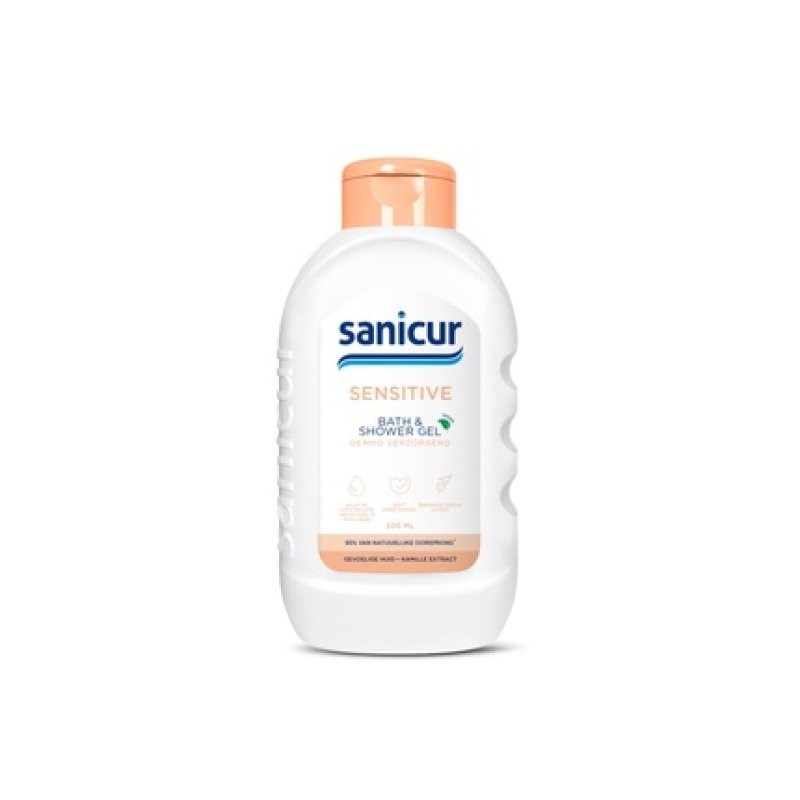 Sanicur Bath & Shower Gel Sensitive Gentle Cleansing For Sensitive Skin