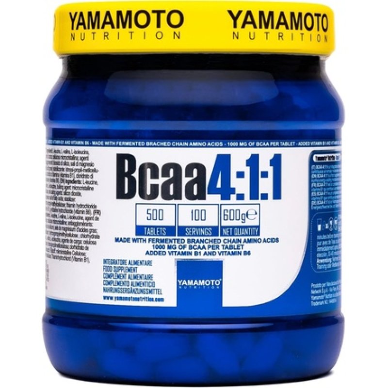 Yamamoto Nutrition BCAA 4:1:1 Food Supplement 500 Tablets