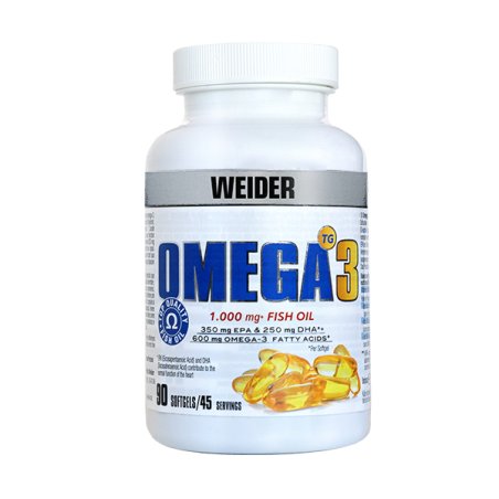 Weider Omega 3 Softgels with Fatty Acids EPA and DHA and Vitamin E