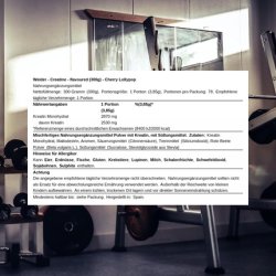 Weider Flavored Creatine Cherry Lollipop 300g